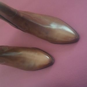 Frye Cognac Ankle Boots